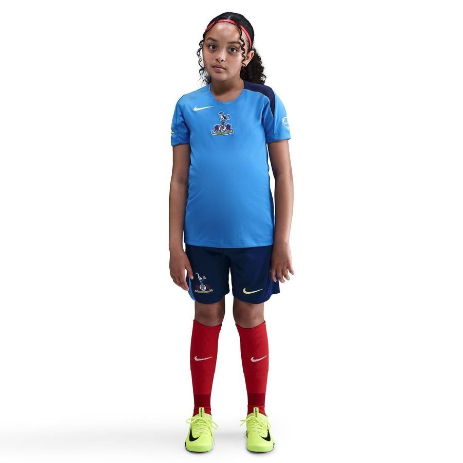 Tottenham Training T-Shirt Dri-FIT Strike 3rd - Pacific Blue/Dynamic Yellow Kids-SoccerKits Hub | Buy Soccer Jerseys Online